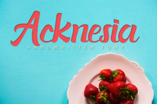 Acknesia: The Bold Script Font for Campaigns