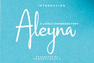 Aleyna: A Handwritten Font for Business Branding
