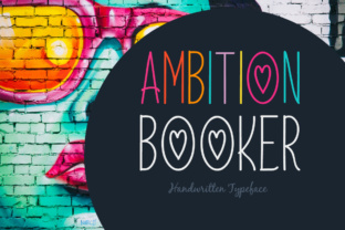 Ambition Booker: A Handwritten Font for Web Design