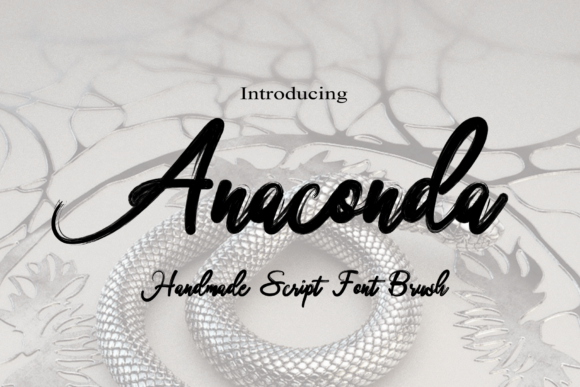 Anaconda Font: A Handmade Script for Your Brand