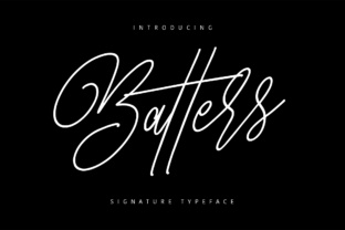 Batters: A Handcrafted Script Font for Your Brand