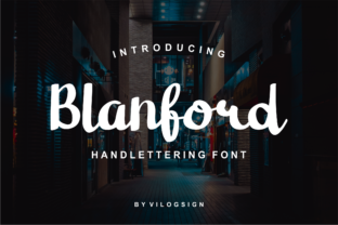 Blanford: A Bold Handwritten Script for Editorial Design