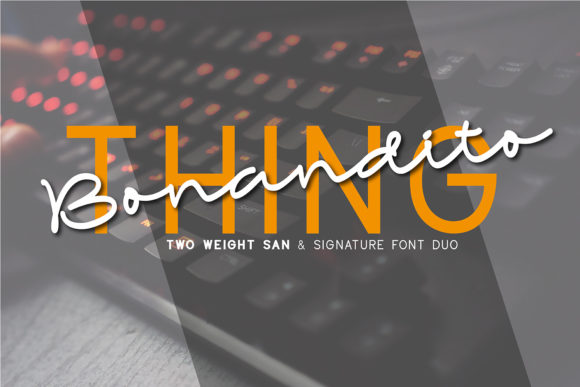 Bonandito Thing Duo: A Versatile Typeface for Editorial Design