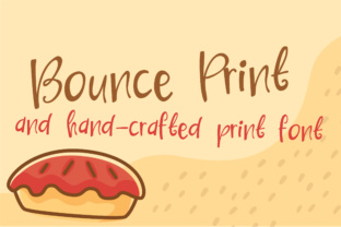 Bounce Print: A Handcrafted Font for Your Brand