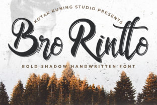 Bro Rintto: A Bold Handwritten Typeface for Editorial Design