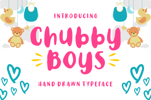 Chubby Boys: A Playful Display Font for Web Design