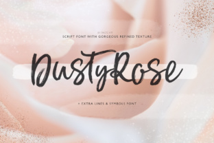 Dusty Rose: A Refined Script Font for Editorial Design