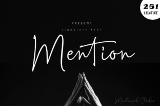 Elevate Your Crafts with the Mention Signature Font