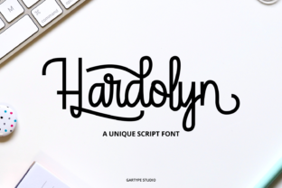 Hardolyn: The Script Font for Modern Marketing