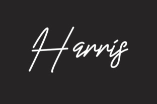 Harris: A Classy Signature Typeface for Makers