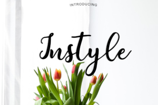 Instyle: A Handwritten Script Font for Editorial Design
