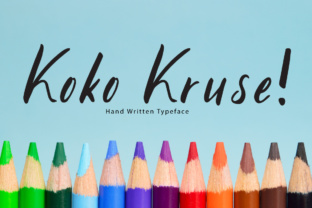Koko Kruse: A Handwritten Font for Editorial Design