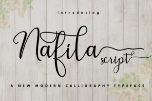 Nafila: A Handmade Script Font for Polished Branding