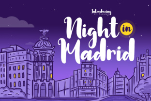 Night in Madrid: A Bold Display Font for Campaigns