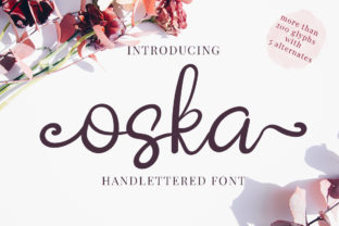 Oska: A Handmade Script Font for Digital Elegance