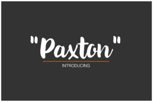 Paxton: The Perfect Handwritten Font for Makers