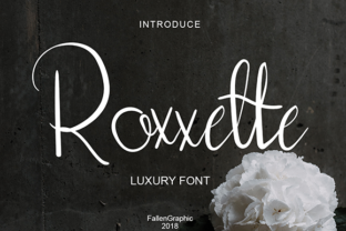 Roxxette: A Luxury Script Font for Modern Web Design