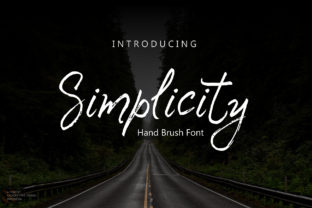 Simplicity: A Dirty Brush Font for Authentic Branding