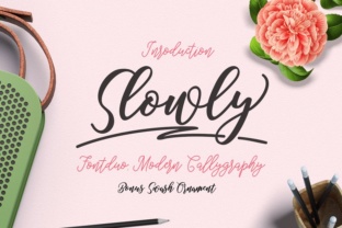 Slowly: A Handwritten Font for Elegant Web Design