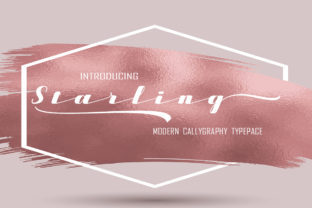 Starling: A Modern Calligraphy Font for Crafters