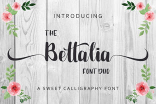 The Bettalia Duo: A Modern Handwritten Font for Crafters