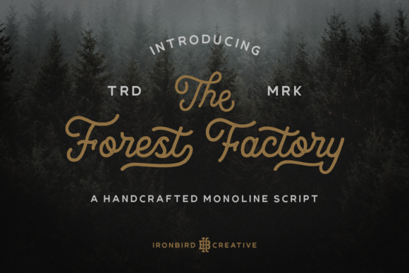 The Forest Factory: A Vintage Font for Your Brand