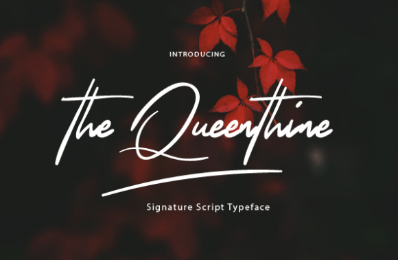 The Queenthine: A Signature Typeface for Crafters