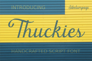 Thuckies: A Premium Handwritten Font for Web Design