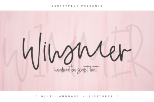 Wimmer: The Handmade Script Font for Campaigns